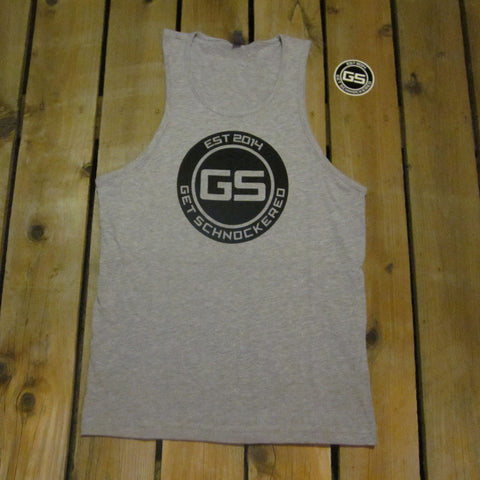 CLASSIC BLACK ON GREY - MEN'S TANK TOP
