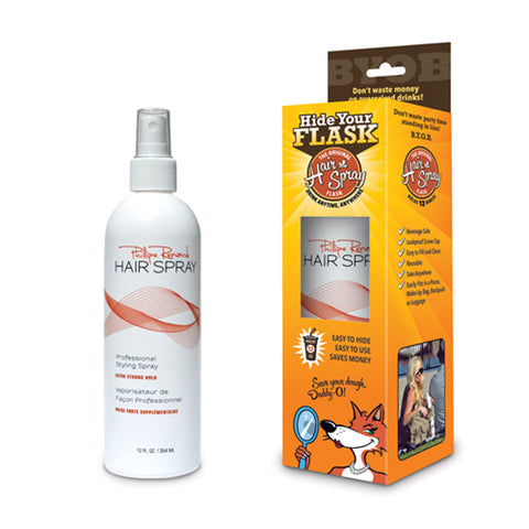 Hidden Hair Spray Alcohol Flask, 12 oz