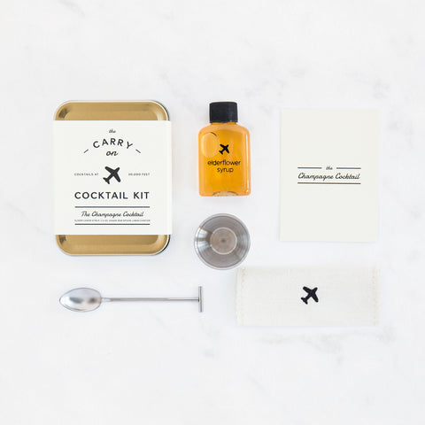 The Champagne Cocktail - Carry On Cocktail Kit